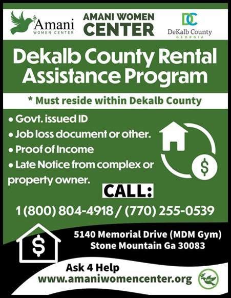 Thank you to Derrica Williams . . Rental assistance dekalb county 2023
